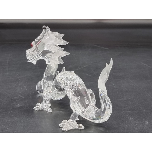 1213 - Swarovski: a 1997 Annual Edition 'Fabulous Creatures' The Dragon, boxed.