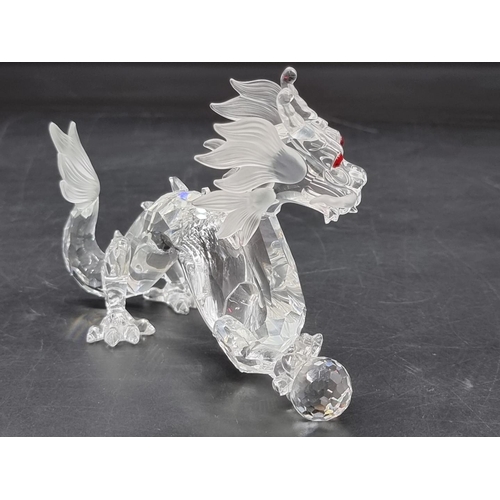 1213 - Swarovski: a 1997 Annual Edition 'Fabulous Creatures' The Dragon, boxed.