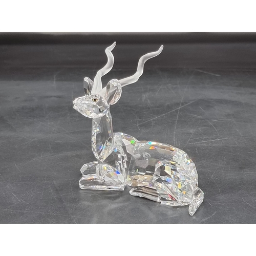 1215 - Swarovski: a 1994 Annual Edition 'Inspiration Africa' The Kudu, boxed.