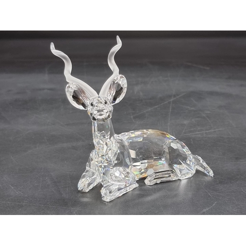 1215 - Swarovski: a 1994 Annual Edition 'Inspiration Africa' The Kudu, boxed.