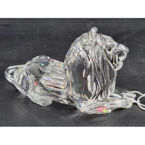 1217 - Swarovski: a 1995 Limited Edition 'Inspiration Africa' The Lion, boxed.