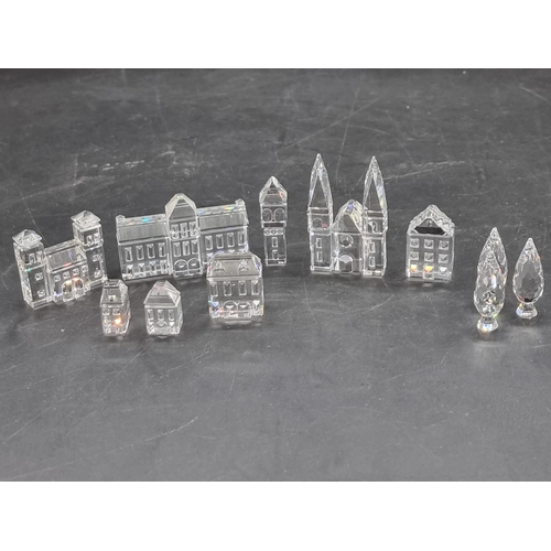 1239 - Swarovski: a 'City and Planning' set, each boxed. (11)