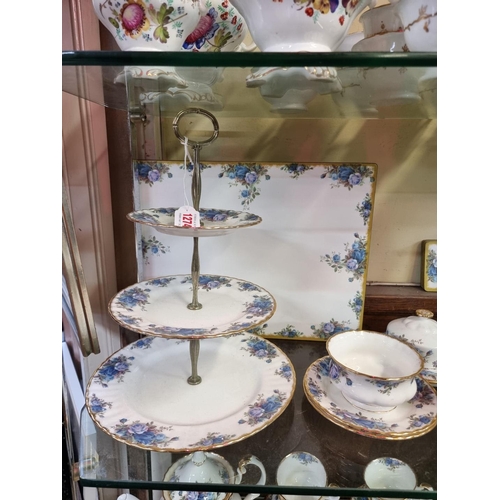 1274 - A Royal Albert 'Moonlight Rose' pattern part tea and dinner service.