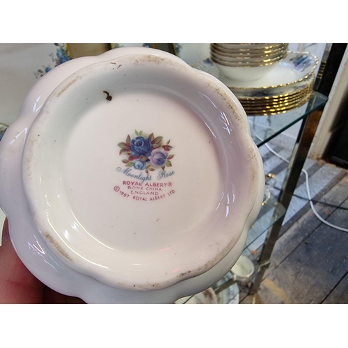 1274 - A Royal Albert 'Moonlight Rose' pattern part tea and dinner service.