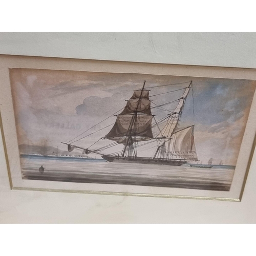 1289 - English School, circa 1800, maritime scenes, a set of five,  watercolour, largest 10.5 x 1... 