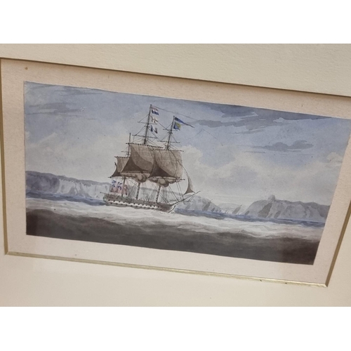 1289 - English School, circa 1800, maritime scenes, a set of five,  watercolour, largest 10.5 x 1... 