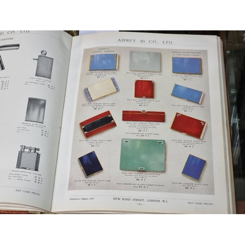 1295 - A scarce Asprey brochure or trade catalogue, circa 1930s, colour and black and white, over 200 pages... 