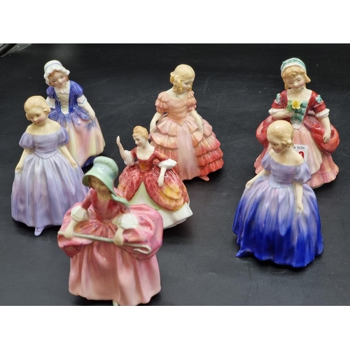 1430 - Fourteen Royal Doulton figures, to include three Dickens examples. (14)