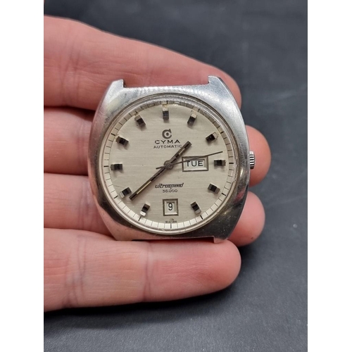 1538 - Twelve vintage wristwatches, to include examples by Roamer; Seiko; Trafalgar; Cyma; Halcyon; and Tis... 