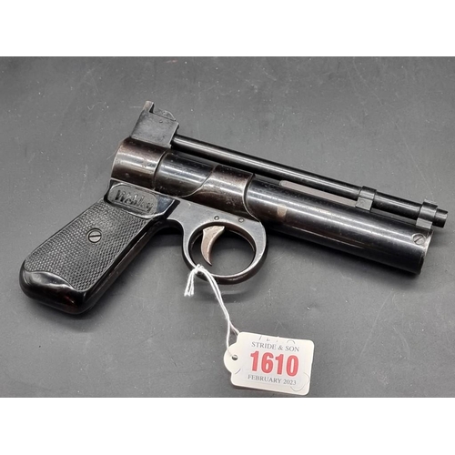 1610 - A vintage Webley Junior .177 cal air pistol, Batch No.824. 