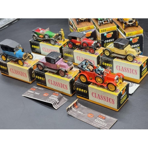 100 - Corgi: nine 1960s boxed Corgi Classics, to include 1927 Bentley.