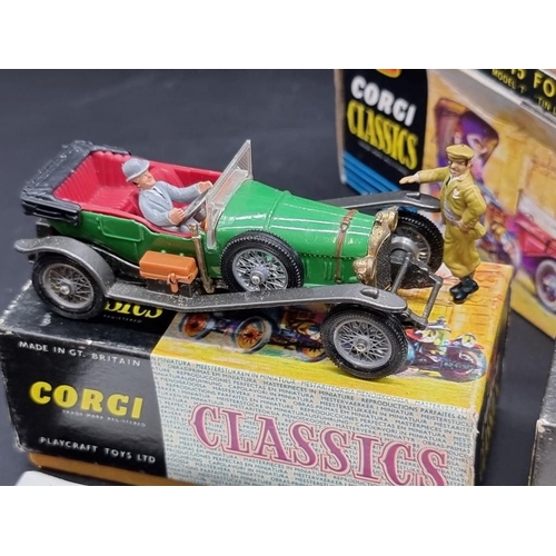 100 - Corgi: nine 1960s boxed Corgi Classics, to include 1927 Bentley.