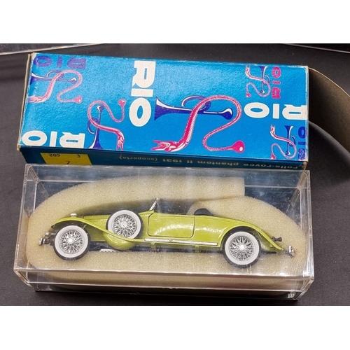 101 - Rio: a collection of vintage diecast vehicles; together with a Schuco 'Old Timers', and ot... 