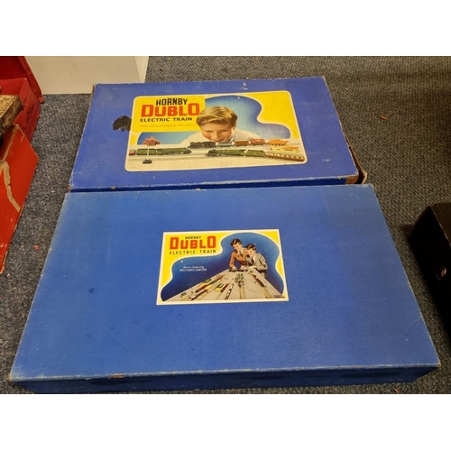 114 - Hornby Dublo: two vintage boxed train sets, comprising: Passenger Train 'Duchess of Montrose' B... 