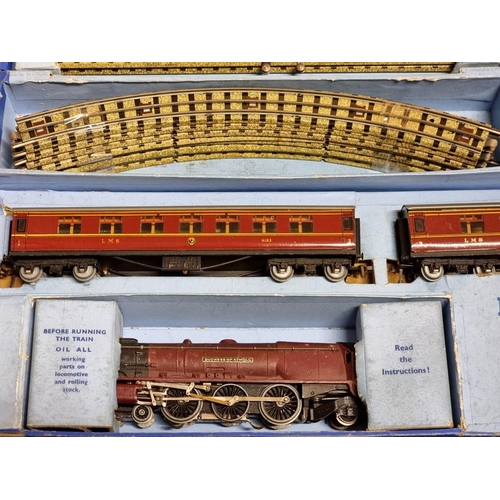 114 - Hornby Dublo: two vintage boxed train sets, comprising: Passenger Train 'Duchess of Montrose' B... 