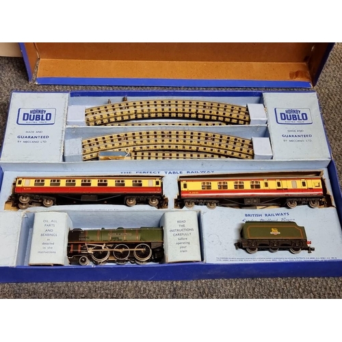 114 - Hornby Dublo: two vintage boxed train sets, comprising: Passenger Train 'Duchess of Montrose' B... 