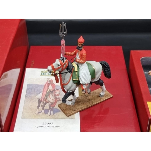 116 - Britains: a collection of boxed figures to include Delhi Durbar Jaipur Horseman and Napoleonic ... 