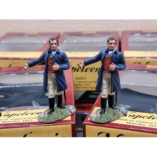 123 - Britains: Napoleonic Soldiers, a trade box containing 30 General Lord Hill figures, Waterloo 1815.... 