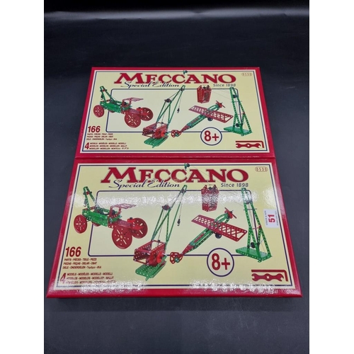 51 - Meccano: two Special Edition sets No.0530.