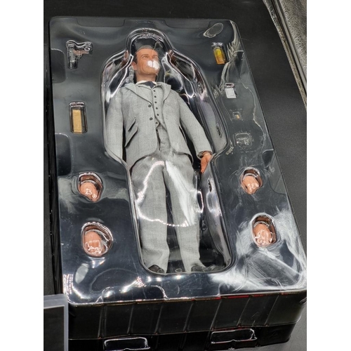 8 - Goldfinger: a 1/6 scale collector figure of James Bond, Limited Edition No.1678/4300, by Big Chief S... 