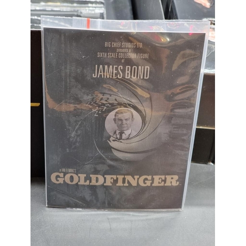 8 - Goldfinger: a 1/6 scale collector figure of James Bond, Limited Edition No.1678/4300, by Big Chief S... 