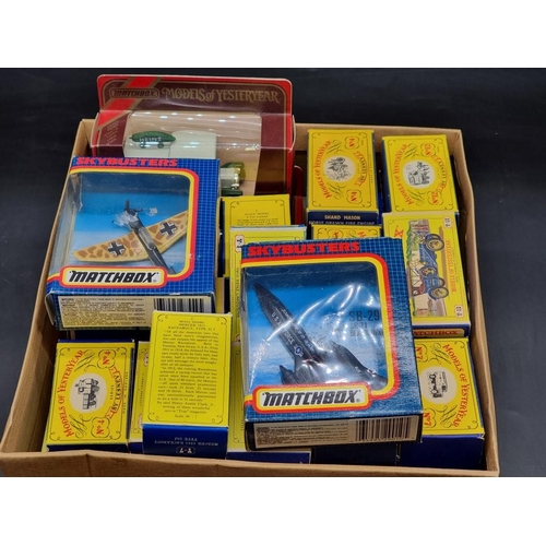 86 - Matchbox: a collection of Matchbox vehicles, 'Models of Yesteryear' and two Skybusters, all boxed.... 