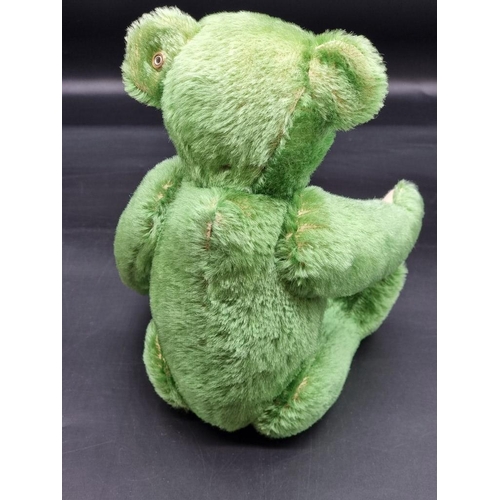 96 - Steiff: a Limited Edition green mohair '1908 Replica' growler bear, No.408540, in box.... 