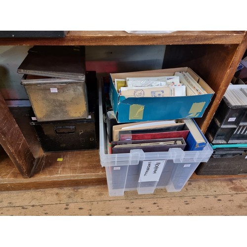 1507 - A very large of stamps, FDCs and related. (13 boxes)