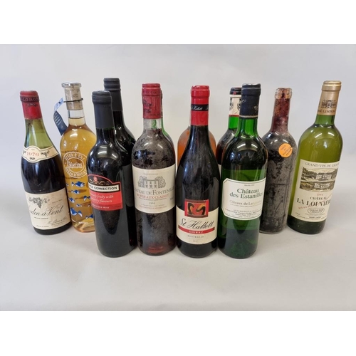 103 - Twelve bottles of mixed red and white wines. (12)