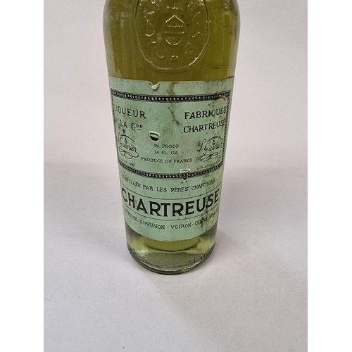 111 - A 24fl.oz. bottle of green Chartreuse, 96 proof, 1970s bottling.