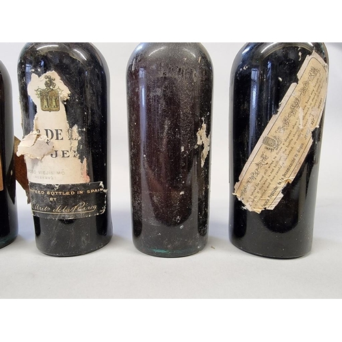 12 - Six half bottles of Oloroso Viejisimo Sherry, Antonio de la Riva (1940s bottling). (6)... 