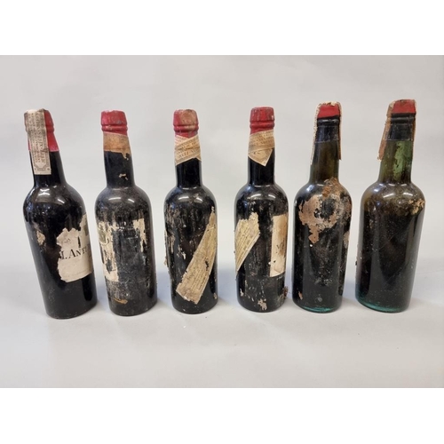 13 - Six half bottles of Oloroso Viejisimo Sherry, Antonio de la Riva (1940s bottling). (6)... 