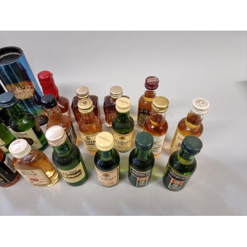 14 - Thirty one 5cl whisky miniatures, (all with good levels). (31)