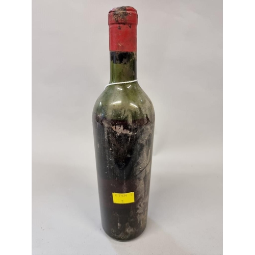 20 - A 75cl bottle of Chateau Margaux 1952.