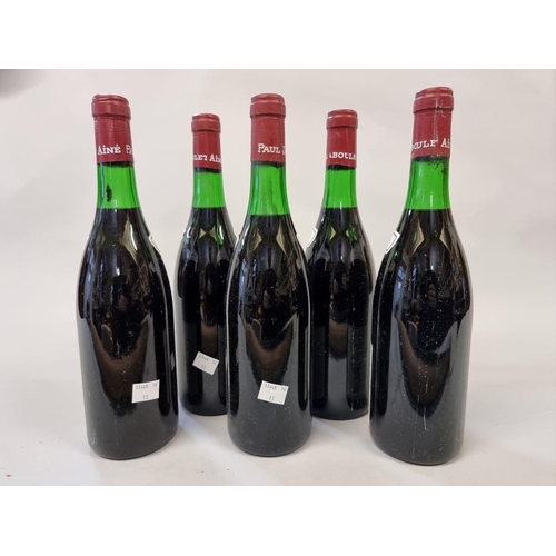 30 - Five 75cl bottles of St Joseph Le Grand Pompee, 1982, Paul Jaboulet Aine. (5)