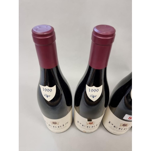 52 - Three 75cl bottles of Crozes-Hermitage, 1999, Perrin Freres; together with three 75cl bottles of Vac... 