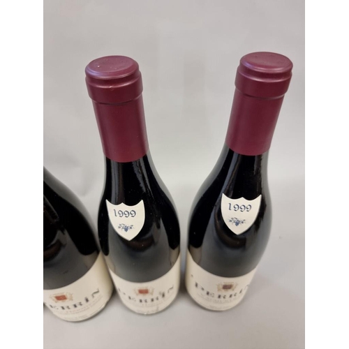 52 - Three 75cl bottles of Crozes-Hermitage, 1999, Perrin Freres; together with three 75cl bottles of Vac... 