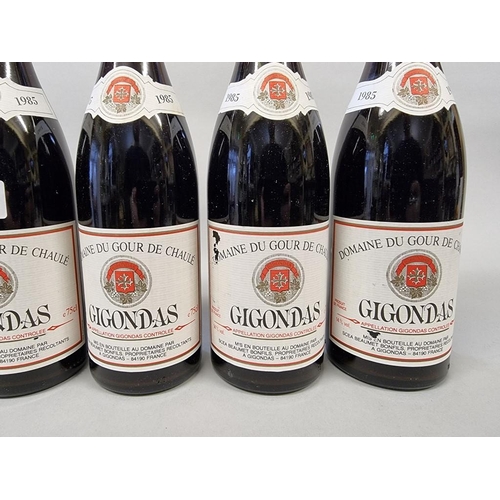 54 - Six 75cl bottles of Gigondas, 1985, Dom du Gour de Chaule. (6)