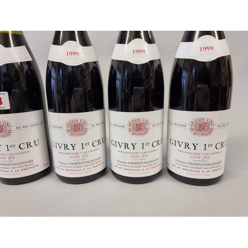 58 - Six 75cl bottles of Givry 1er Cru Clos Jus, 1999, Chofflet-Valdenaire. (6)