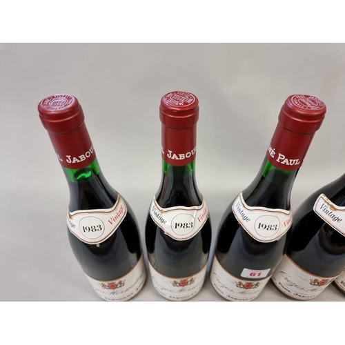 61 - Six 75cl bottles of Crozes Hermitage, 1983, Paul Jaboulet Aine. (6)