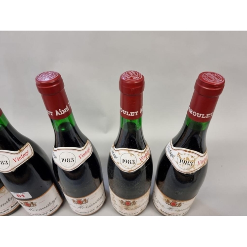 61 - Six 75cl bottles of Crozes Hermitage, 1983, Paul Jaboulet Aine. (6)