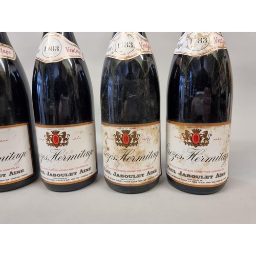 61 - Six 75cl bottles of Crozes Hermitage, 1983, Paul Jaboulet Aine. (6)