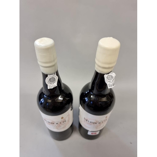 69 - Two 75cl bottles of Quinta da Marrocos 20 Year Old Tawny Port, bottled in 2018. (2)