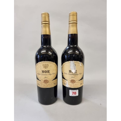 70 - Two 75cl bottles of Noe Pedro Ximenez Muy Veijo, Gonzalez Byass. (2)