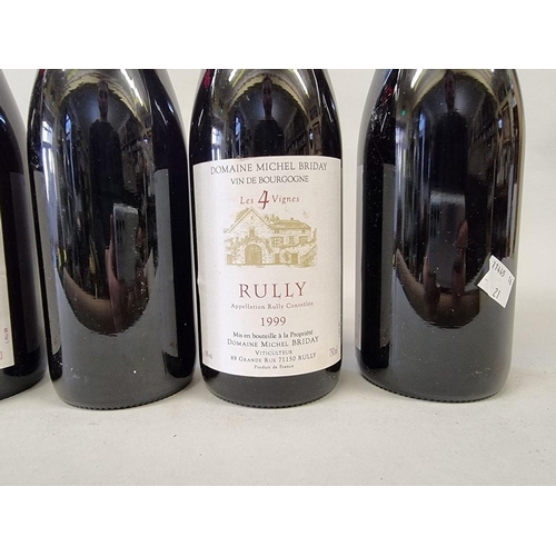 80 - Six 75cl bottles of Rully Les Quatre Vignes, 1999, Dom Michel Briday. (6)