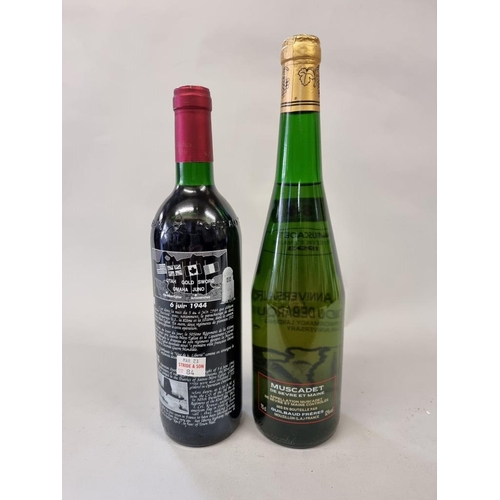 84 - Two 75cl bottles of D-Day 50th Anniversary Commemorative wine. (2)