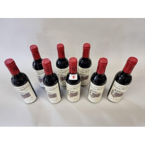 9 - Eight 37.5cl bottles of Chateau Segonzac Vieilles Vignes, 1995, Cotes de Blaye. (8)