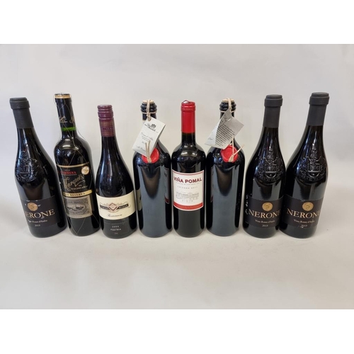 92 - Twelve 75cl bottles of red wine comprising: Nerone Vino Rosso d'Italia, 2019, (4 bottles); Primitivo... 