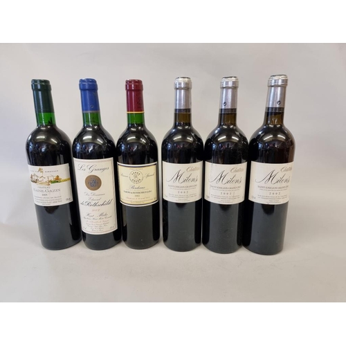 95 - Six 75cl bottles of Claret, comprising: Chateau Maine-Gazin, 2005; Bordeaux Reserve Speciale, 2002, ... 