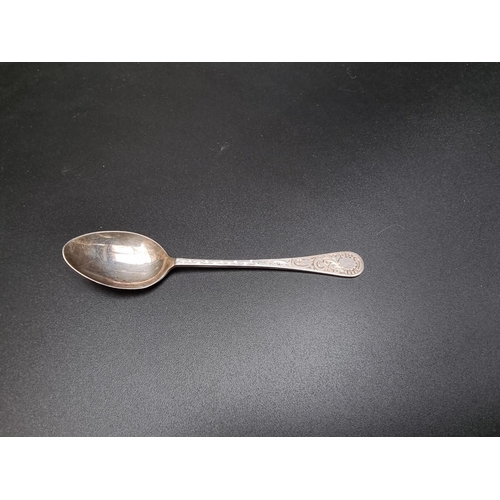 367 - A cased set of six Edwardian silver coffee spoons, by A J Bailey, Birmingham 1909, 44g.... 